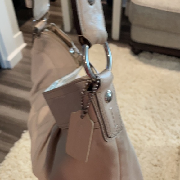 Beige Coach Soho Leather Hobo Bag - Picture 5 of 16